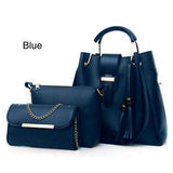 New Collection 3pcs Set Soft Leather Hand Bag