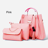 New Collection 3pcs Set Soft Leather Hand Bag